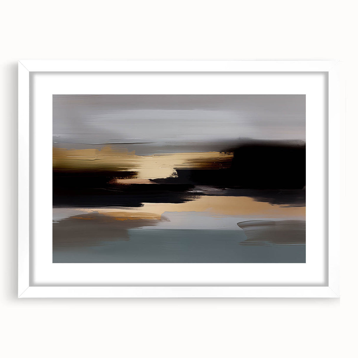 Abstract canvas art print showcasing vibrant colors and fluid shapes, perfect for modern home decor or office spaces, emphasizing creativity and style.