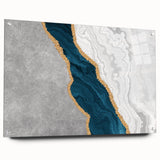 Abstract canvas art print showcasing vibrant colors and dynamic shapes, perfect for modern decor or artistic display in any room.