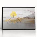 Abstract canvas art print showcasing vibrant colors and fluid shapes, perfect for modern decor. Ideal for enhancing living spaces or galleries.