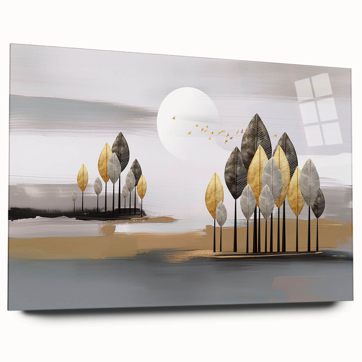Abstract wall art canvas featuring vibrant colors and dynamic shapes, showcasing a modern artistic design. Perfect for adding a bold statement to contemporary interiors.