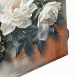 Vibrant abstract canvas art showcasing bold geometric shapes in bright colors, rolled and securely packaged in a protective cardboard tube for delivery.