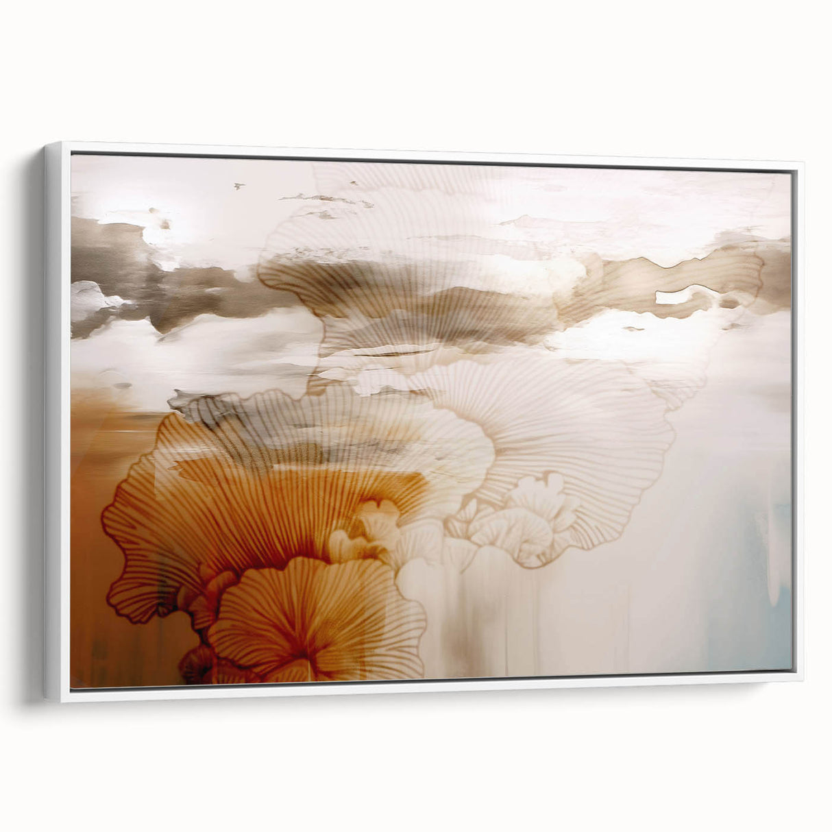 Abstract geometric wall art canvas print in vibrant colors, showcasing dynamic shapes and intricate patterns, perfect for modern home decor.