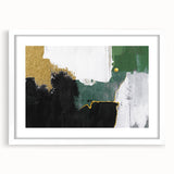 Abstract canvas art showcasing vibrant colors and dynamic shapes, perfect for modern home decor, presented in a protective cardboard tube.