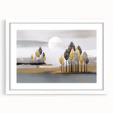 Colorful abstract wall art canvas displaying vibrant geometric shapes and patterns, ideal for modern home decor. Packaged securely in a protective cardboard tube.