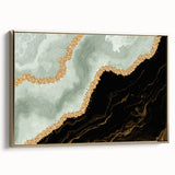 Abstract wall art canvas print showcasing vibrant colors and dynamic shapes, perfect for modern home decor, emphasizing creativity and style.