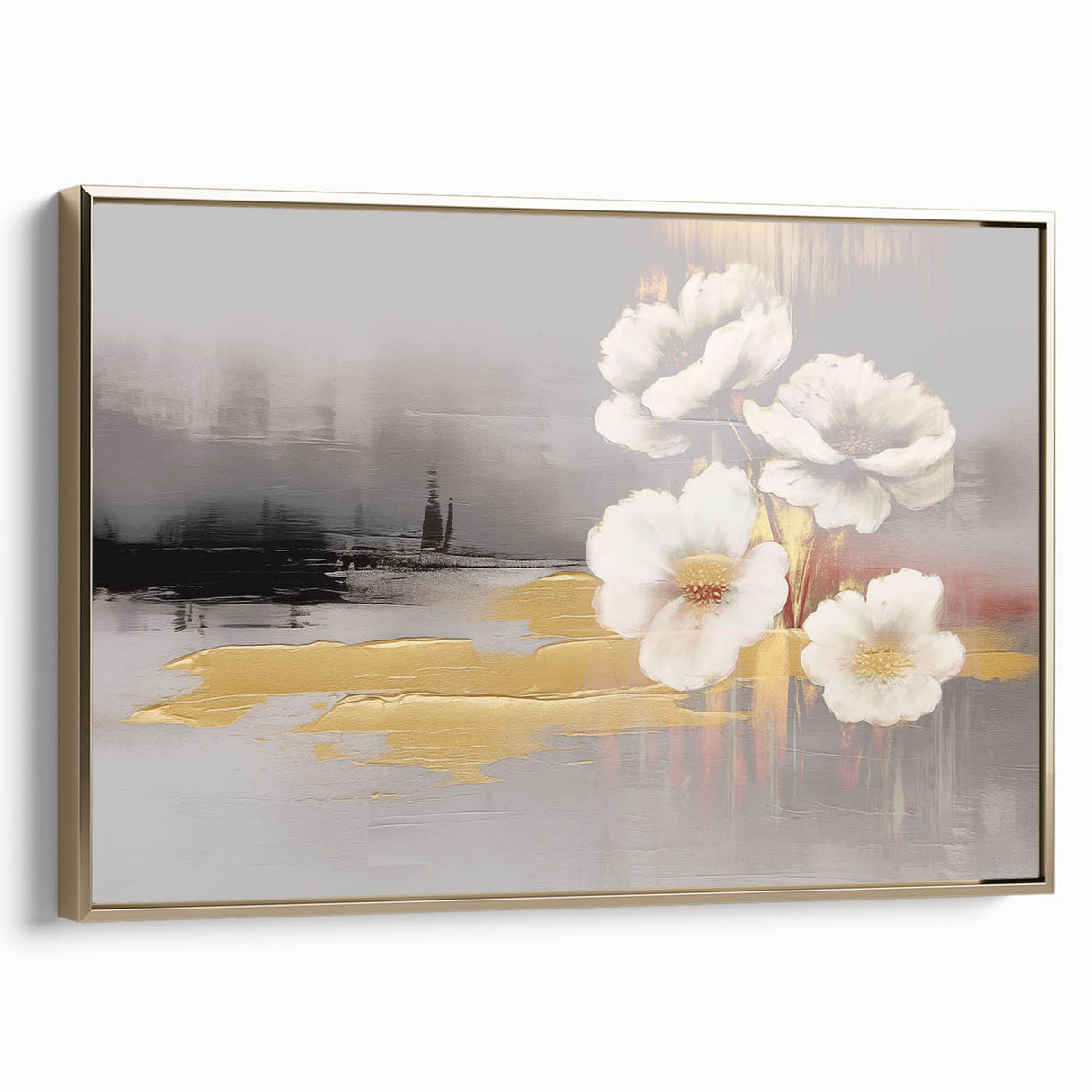 Abstract wall art canvas print showcasing vibrant colors and intricate geometric patterns, rolled for easy shipping in a protective cardboard tube.