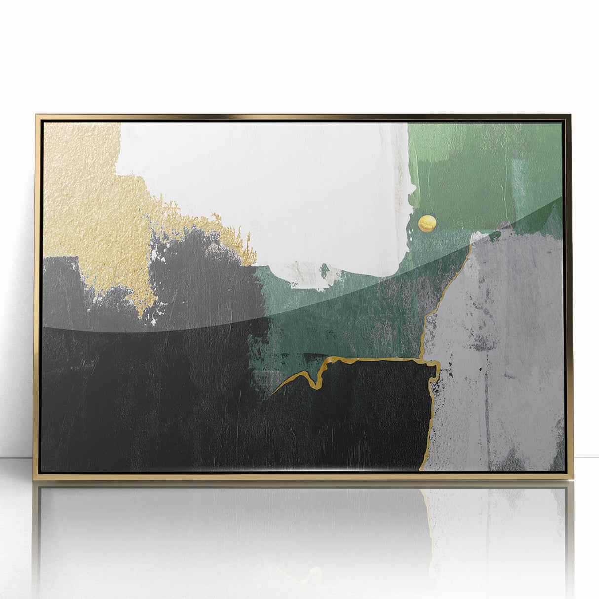 Vibrant abstract wall art canvas featuring bold colors and dynamic shapes, perfect for modern decor and enhancing living spaces.