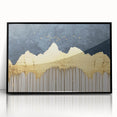 Abstract wall art canvas print showcasing vibrant colors and dynamic shapes, ideal for modern home decor. Textured surface adds depth and interest.