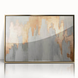 Abstract wall art canvas print showcasing vibrant geometric patterns in bold colors, ideal for modern home decor. Perfect for enhancing living spaces.