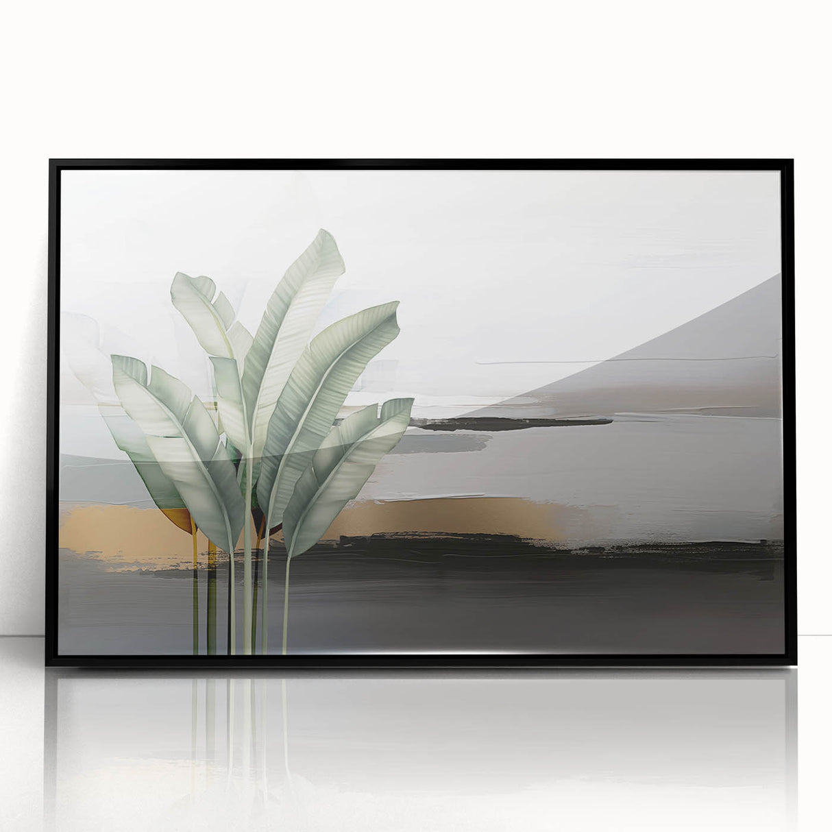 Abstract wall art canvas print showcasing vibrant colors and fluid shapes, ideal for modern decor, enhancing any living space aesthetic.