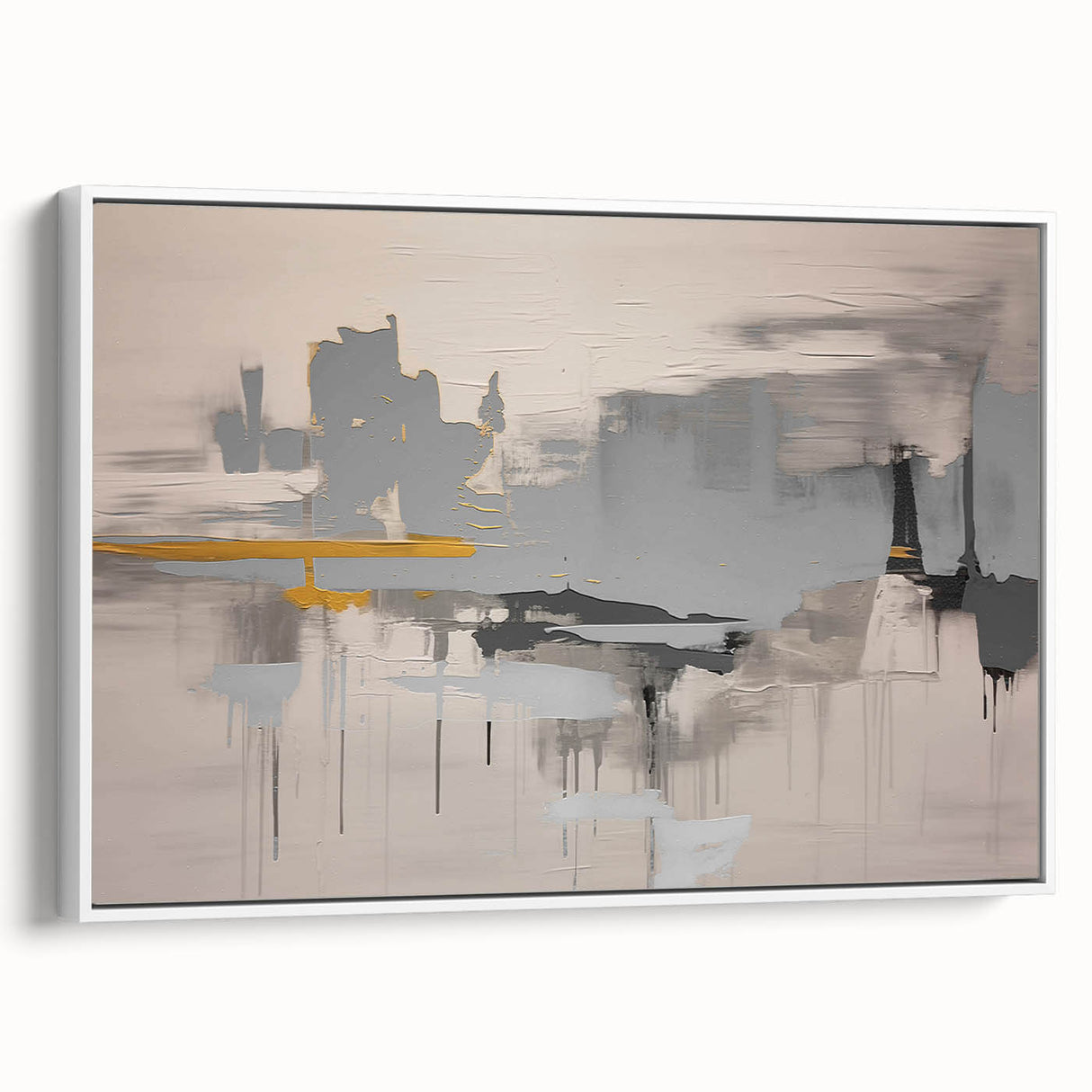 Vibrant abstract wall art canvas print featuring bold colors and dynamic shapes, ideal for modern home decor or gallery display.