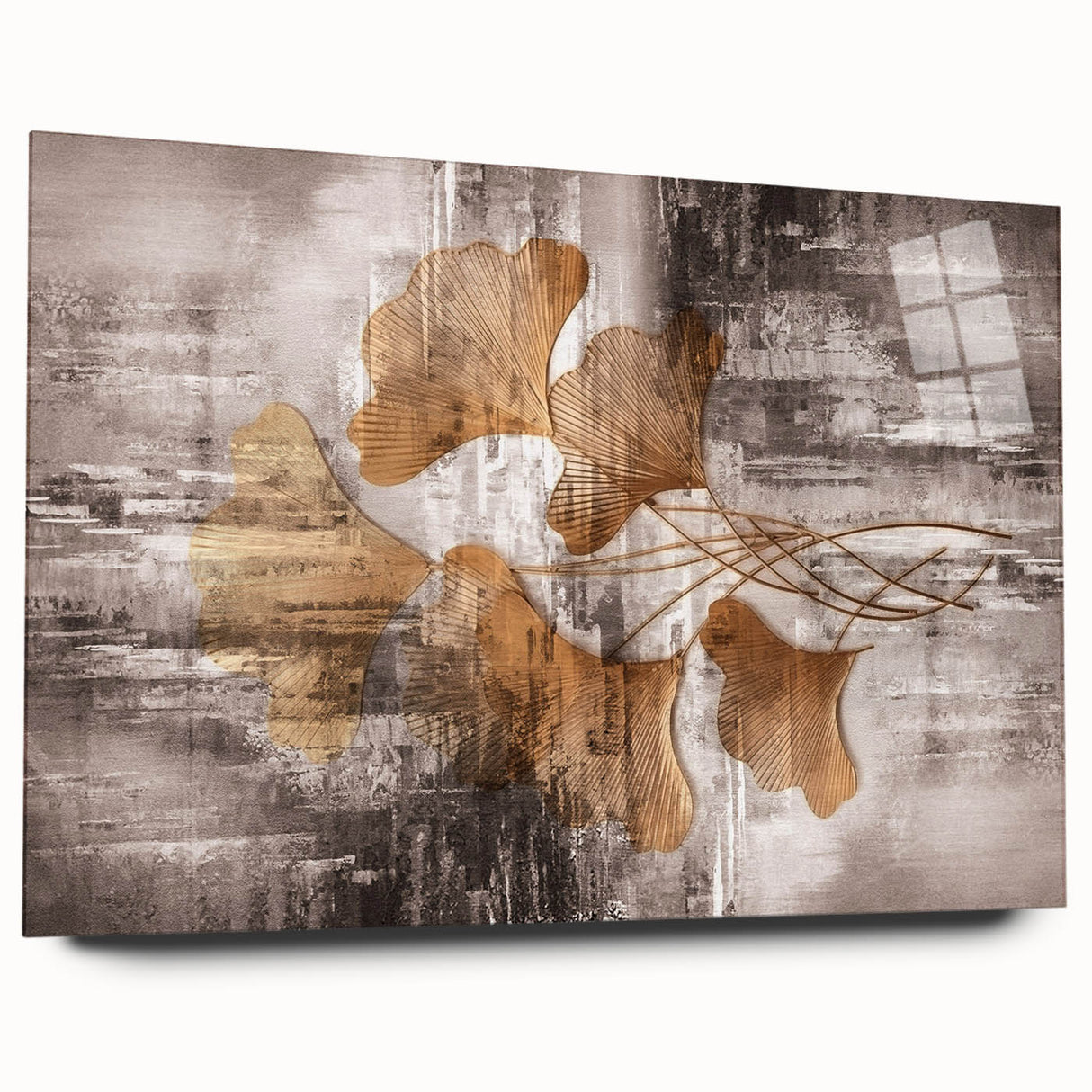 Abstract wall art canvas print showcasing vibrant colors and dynamic geometric shapes, perfect for enhancing modern interior decor.