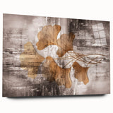 Abstract wall art canvas print showcasing vibrant colors and dynamic geometric shapes, perfect for enhancing modern interior decor.