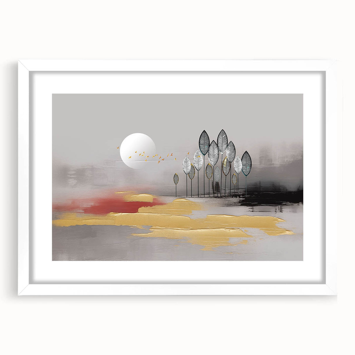 Abstract wall art canvas showcasing vibrant colors and geometric patterns, ideal for modern home decor. The artwork is rolled and securely packaged in a sturdy cardboard tube for safe shipping.