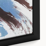 Vibrant abstract wall art canvas print showcasing bold colors and dynamic shapes, ideal for modern home decor and artistic expression.