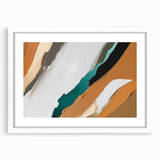 Abstract canvas artwork showcasing vibrant geometric shapes and bold colors, ideal for modern home decor, presented in a protective cardboard tube.