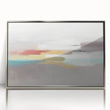 Abstract wall art canvas print showcasing vibrant colors and geometric shapes, designed to enhance modern home decor and artistic spaces.