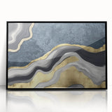 Abstract wall art canvas showcasing vibrant colors and dynamic shapes, ideal for modern decor, enhancing any living space aesthetic.