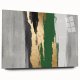 Abstract wall art canvas print showcasing vibrant colors and dynamic shapes, perfect for modern home decor or artistic spaces.