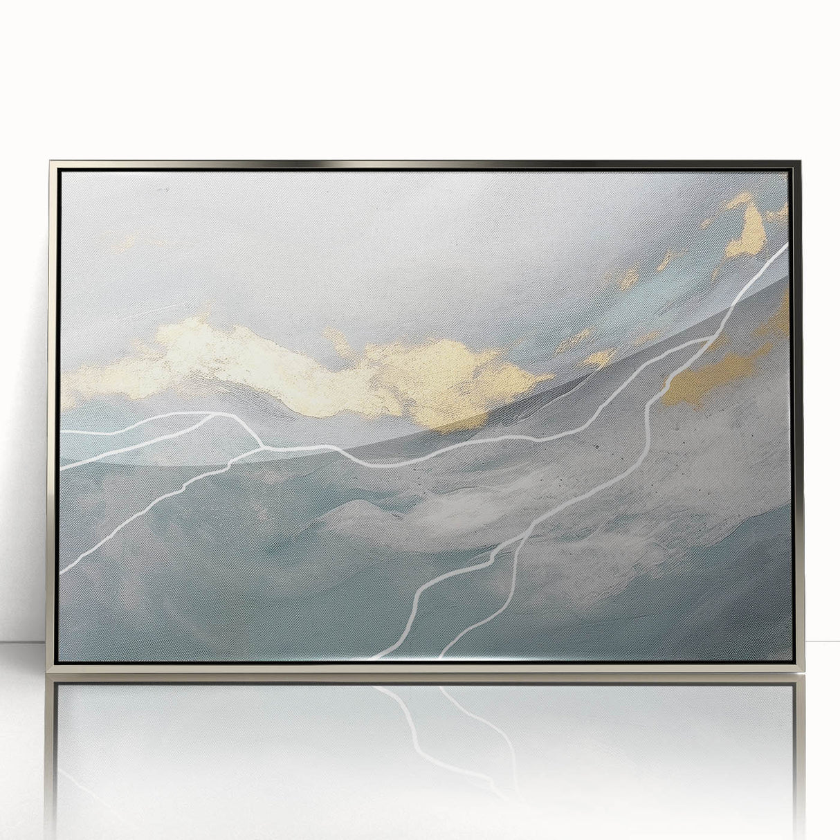 Vibrant abstract wall art canvas print showcasing bold colors and dynamic shapes, perfect for modern home decor and artistic expression.
