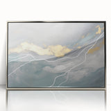 Vibrant abstract wall art canvas print showcasing bold colors and dynamic shapes, perfect for modern home decor and artistic expression.