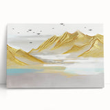 Abstract canvas art print showcasing vibrant colors and dynamic shapes, ideal for modern home decor or artistic enhancement of any space.