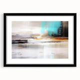 Abstract wall art print showcasing vibrant colors and fluid shapes, ideal for modern decor, enhancing any living space with artistic flair.