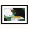 Colorful abstract wall art print showcasing vibrant geometric shapes and patterns on a textured canvas, ideal for modern home decor.