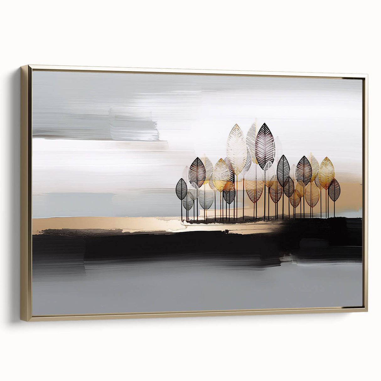 Abstract wall art canvas print showcasing vibrant colors and dynamic shapes, perfect for modern home decor or artistic displays.