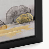 Abstract canvas art showcasing vibrant colors and dynamic shapes, elegantly rolled and securely packaged in a durable cardboard tube, perfect for modern decor.