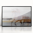 Abstract canvas artwork showcasing vibrant colors and dynamic shapes, exuding a modern aesthetic. Ideal for enhancing contemporary home decor and art collections.
