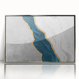 Abstract canvas artwork showcasing vibrant colors and dynamic shapes, perfect for modern home decor, emphasizing creativity and style.