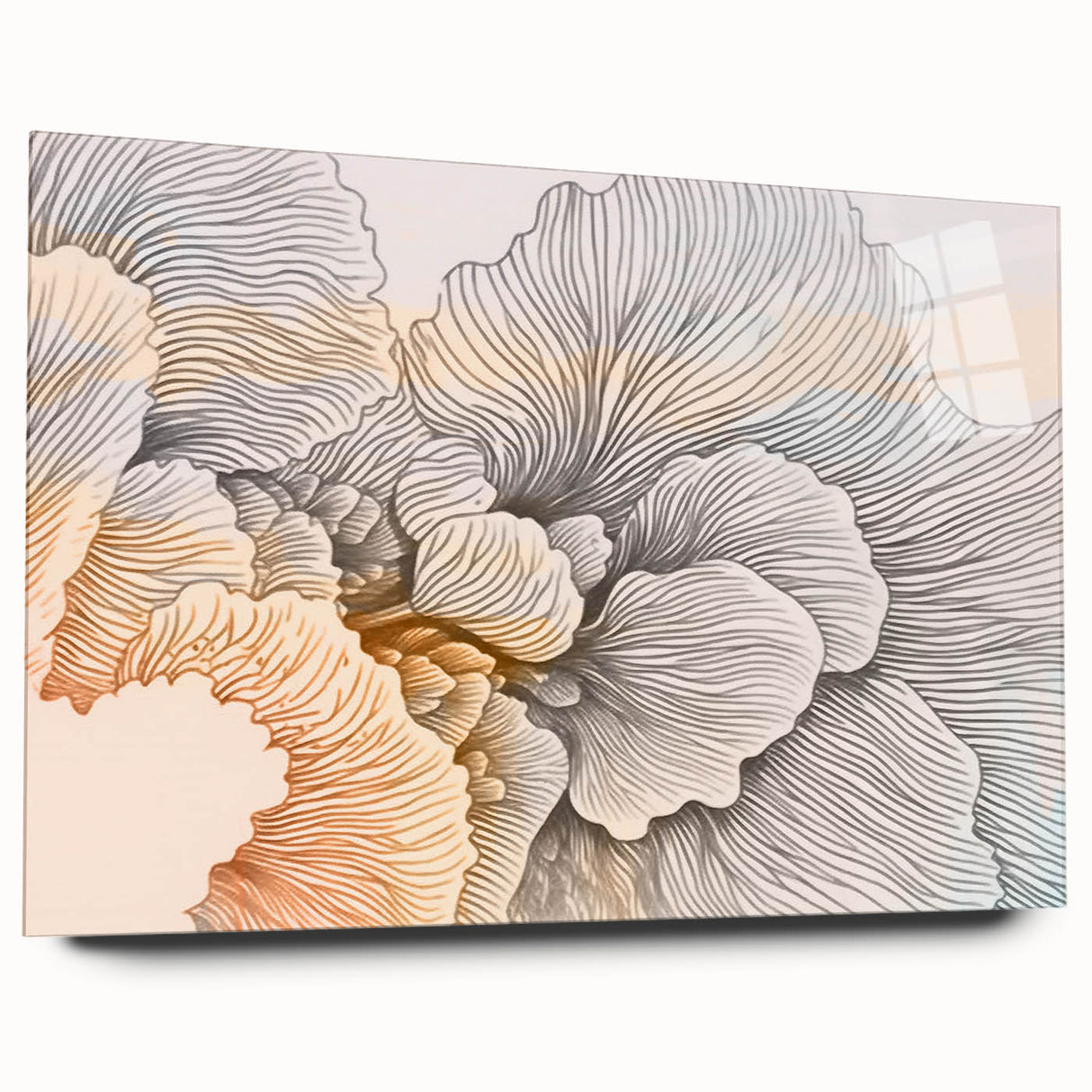 Abstract canvas artwork featuring vibrant colors and dynamic shapes, ideal for modern decor, showcasing an energetic blend of hues and textures.