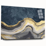 Abstract wall art canvas print showcasing vibrant colors and dynamic shapes, perfect for modern home decor. Textured details enhance visual interest.