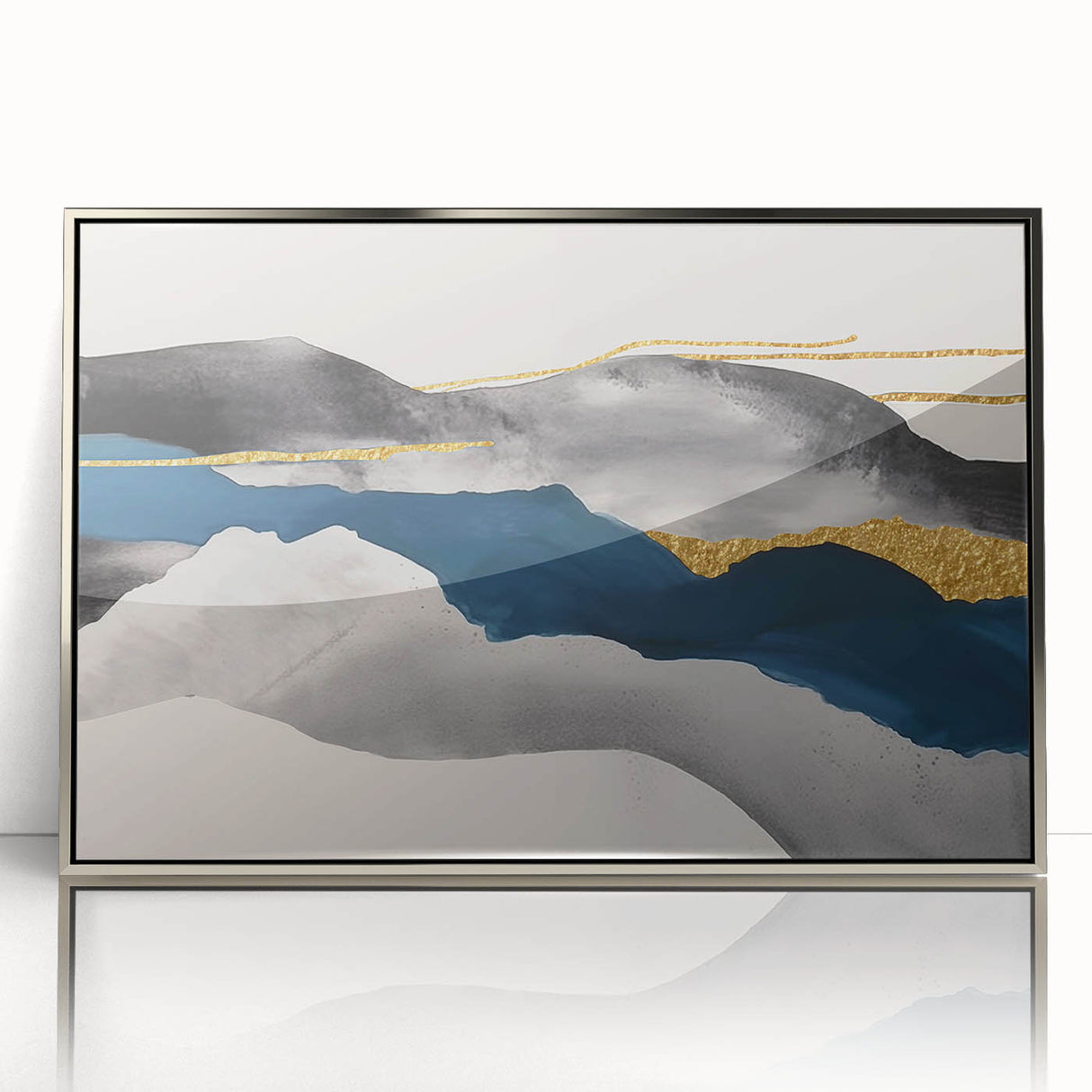 Abstract canvas art print showcasing vibrant colors and geometric shapes, ideal for modern home decor and enhancing living spaces.