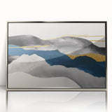 Abstract canvas art print showcasing vibrant colors and geometric shapes, ideal for modern home decor and enhancing living spaces.