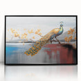 Abstract canvas artwork featuring vibrant colors and dynamic shapes, showcasing a modern design that enhances contemporary home decor. Ideal for art enthusiasts.