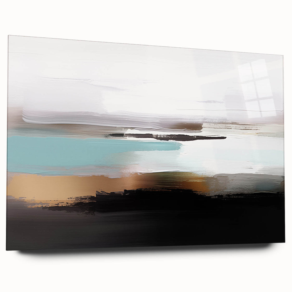 Abstract wall art canvas print showcasing vibrant colors and fluid shapes, ideal for modern home decor and artistic expression.