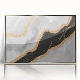 Abstract art canvas print showcasing vibrant colors and dynamic shapes, perfect for modern home décor, emphasizing creativity and style.