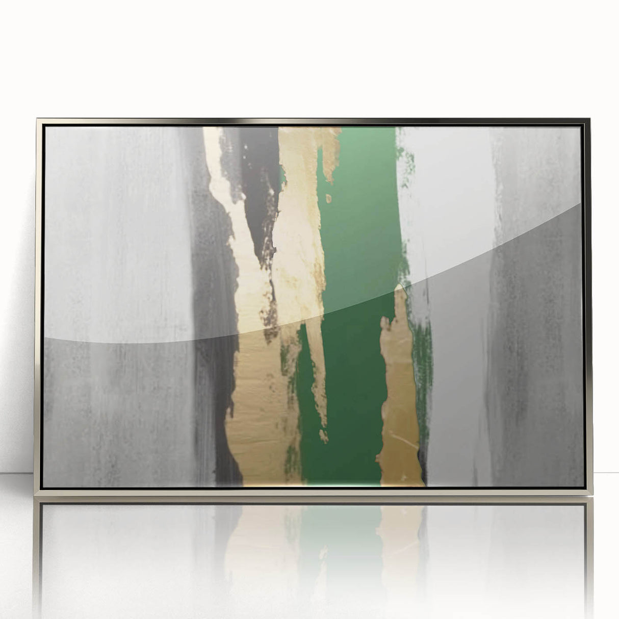 Colorful abstract wall art print showcasing vibrant swirls of blue, pink, and gold, perfect for modern home decor or creative spaces.