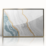 Abstract wall art canvas featuring vibrant colors and geometric shapes, showcasing a modern artistic design ideal for contemporary decor.