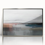 Abstract wall art canvas print showcasing vibrant colors and fluid shapes, ideal for modern home decor; perfect for framing or display.