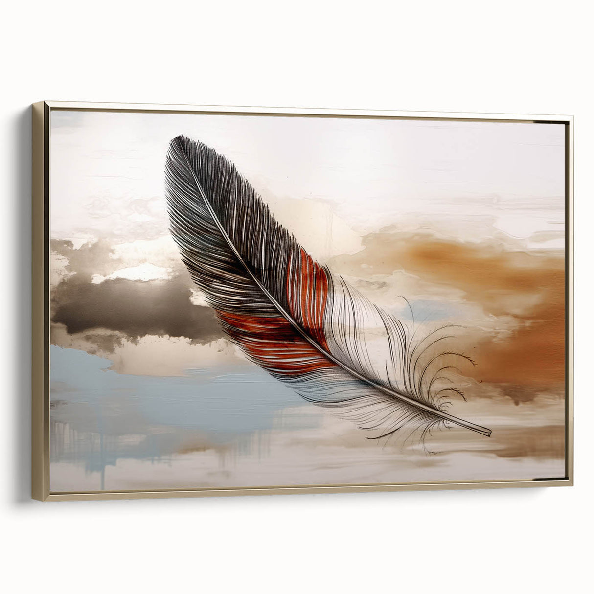 Abstract wall art canvas featuring vibrant colors and geometric shapes, ideal for modern home decor or artistic interiors.
