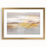 Colorful abstract wall art canvas print showcasing bold swirls and dynamic shapes in vibrant hues of blue, orange, and yellow, perfect for modern decor.