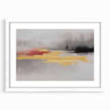 Colorful abstract wall art canvas featuring vibrant geometric shapes and patterns, perfect for modern home decor. Packaged safely in a sturdy tube for delivery.