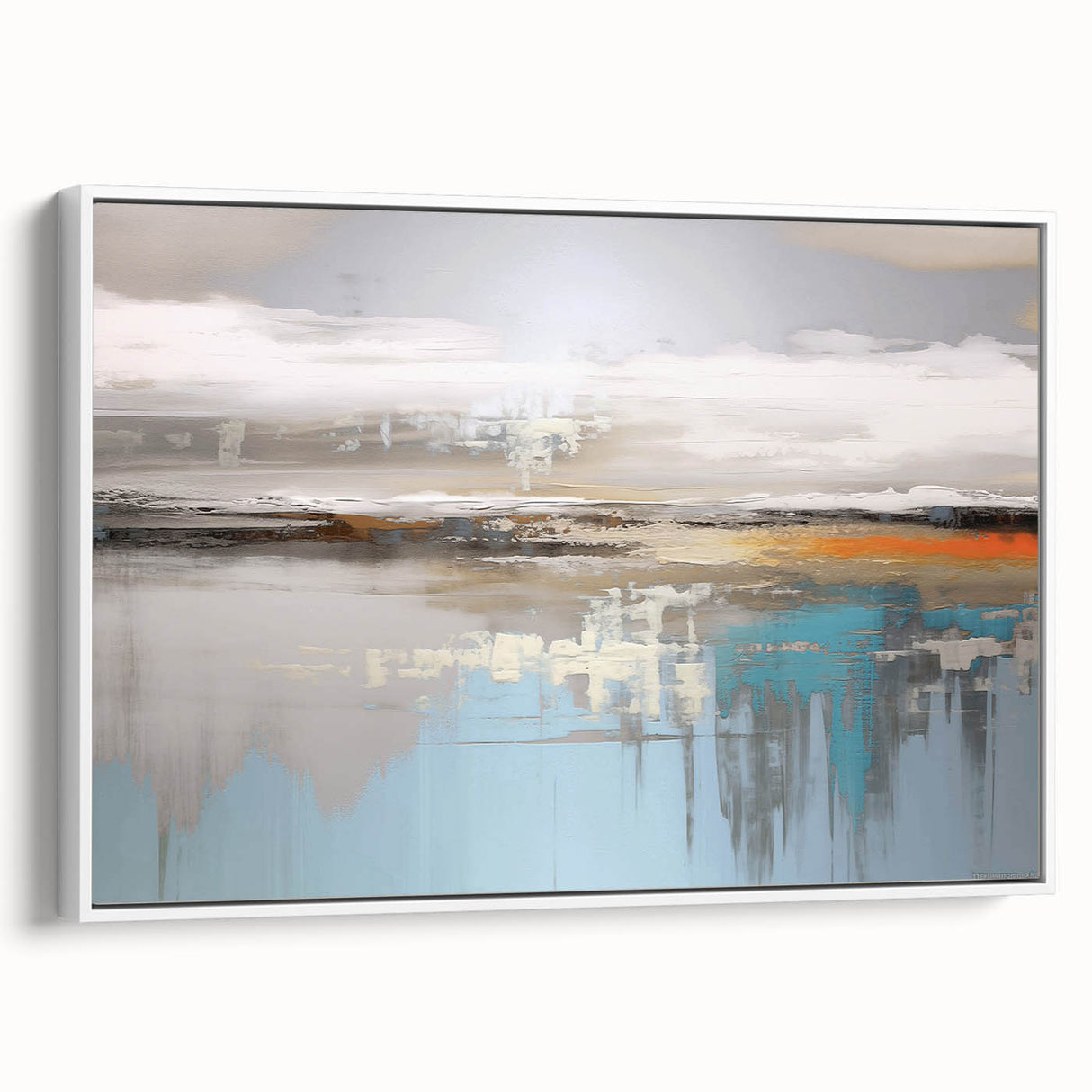 Colorful abstract canvas print showcasing vibrant geometric shapes and swirls in bold hues, perfect for modern home decor and artistic expression.