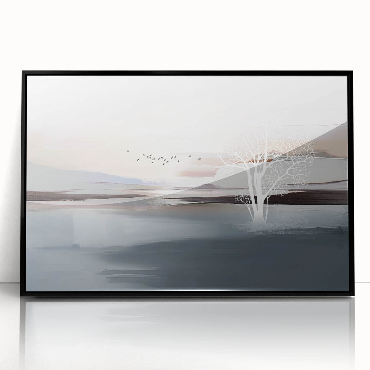 Vibrant abstract wall art canvas print showcasing dynamic shapes and colors, perfect for modern home decor and artistic enhancement.