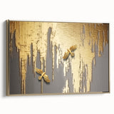 Colorful abstract wall art canvas print showcasing bold brushstrokes and dynamic shapes, perfect for modern home decor and art enthusiasts.