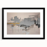 Abstract canvas artwork showcasing vibrant colors and fluid shapes, designed for modern home decor, emphasizing creativity and style.