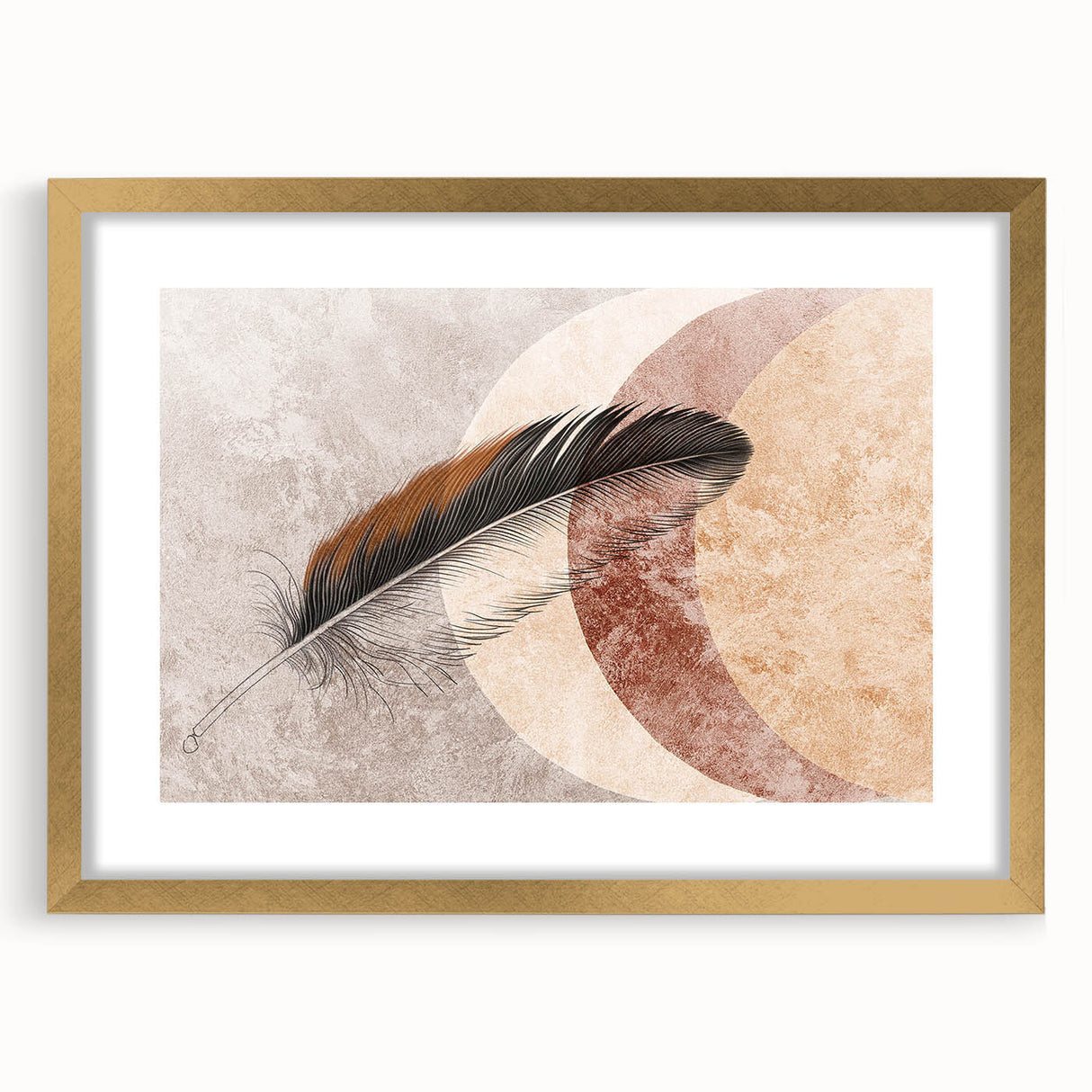 Abstract wall art canvas print showcasing vibrant colors and fluid shapes, ideal for modern home decor or artistic accent pieces.